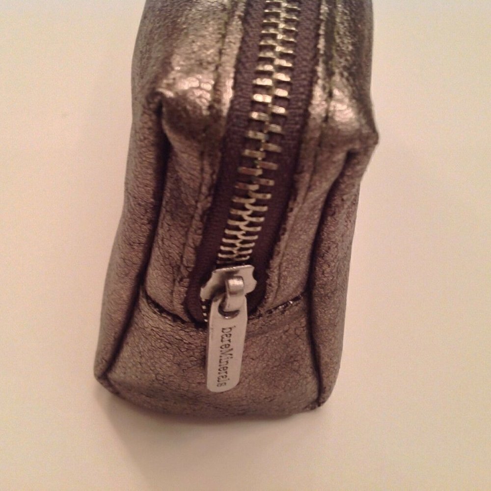 bareMinerals Gunmetal Clutch Purse / Makeup Bag / Cosmetics Bag / BRAND NEW - Picture 3 of 5